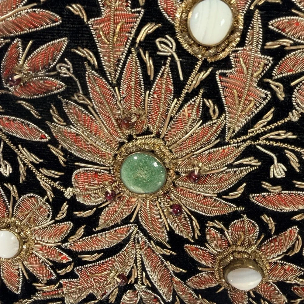 Handmade vintage embroidered